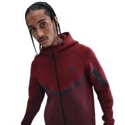 Nike Hettegenser Tech Fleece FZ Windrunner - Dark Team Red/Bordeaux/Sv...