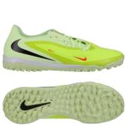 Nike Phantom 6 Academy Low Cut TF Max Voltage - Gønn/Svart/Hyper Crims...