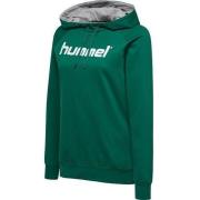 Hummel Go Cotton Logo Hettegenser - Grønn Kvinner