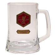 Liverpool Ølglass Champions - Grå/rød