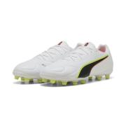 PUMA King 20 Match FG/AG Unleashed - PUMA White/Glødende rød/Gul