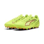 PUMA Ultra 6 Play MG Unleashed - Gul/PUMA Svart/Glødende rød/Lime Sque...