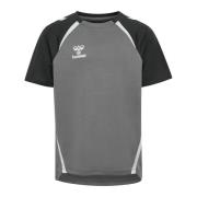 Hummel Trenings T-Skjorte hmlLEAD 2.0 - Stålgrå/Grå/Hvit Barn