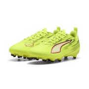 PUMA Ultra 6 Play FG/AG Unleashed - Gul/PUMA Svart/Glødende rød/Lime S...
