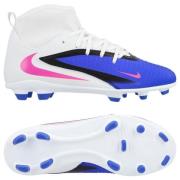 Nike Phantom 6 Club High Cut MG Attack - Blå/Rosa/Hvit Barn