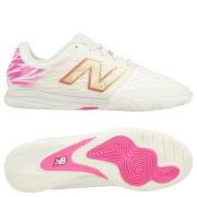 New Balance Furon V8 Pro IN Pure Ambition - Hvit/Pink Heat/Gull