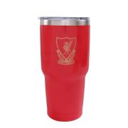 Liverpool Reisekopp Crest - rød/Gull/Metallisk sølv