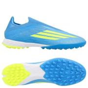 adidas F50 Pro Laceless TF Ice Cold Precision - Lucid Ray Blue/Gul/Lig...