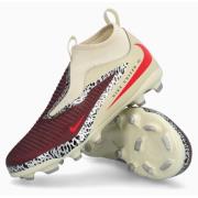 Nike Phantom 6 Academy High Cut MG United - Bordeaux/Universal Red/Grå...