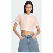 Adidas Originals ADIDAS ORIGINALS SUMMER GLOW STRIPED CROPPED POLO