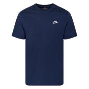 Nike T-skjorte NSW Club - Navy/Hvit