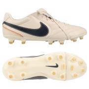 Nike Tiempo Ligera Pro Fold-over Tongue FG R10 - Perlehvit/Mørk Obsidi...